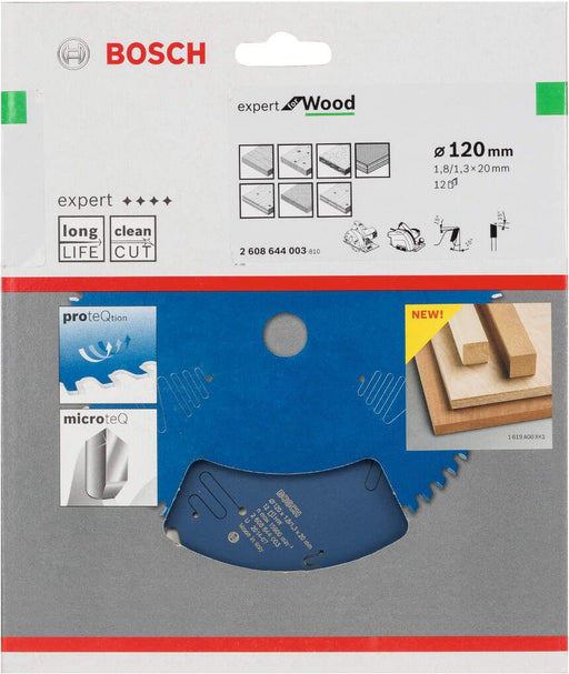 Bosch list kružne testere Expert for Wood 120 x 20 x 1,8 mm, 12 - 2608644003 List kružne testere za drvo BOSCH Madras doo Beograd