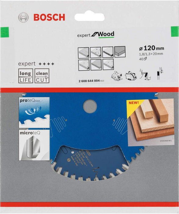 Bosch list kružne testere Expert for Wood 120 x 20 x 1,8 mm, 40 - 2608644004 List kružne testere za drvo BOSCH Madras doo Beograd