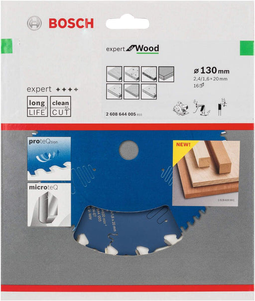 Bosch list kružne testere Expert for Wood 130 x 20 x 2,4 mm, 16 - 2608644005 List kružne testere za drvo BOSCH Madras doo Beograd