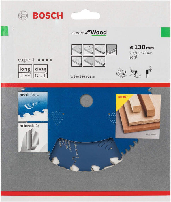 Bosch list kružne testere Expert for Wood 130 x 20 x 2,4 mm, 16 - 2608644005 List kružne testere za drvo BOSCH Madras doo Beograd