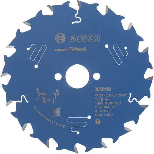Bosch list kružne testere Expert for Wood 130 x 20 x 2,4 mm, 16 - 2608644005 List kružne testere za drvo BOSCH Madras doo Beograd