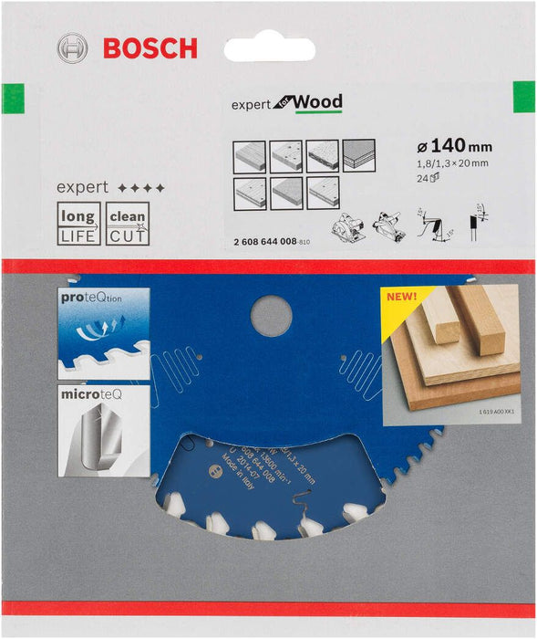 Bosch list kružne testere Expert for Wood 140 x 20 x 1,8 mm, 24 - 2608644008 List kružne testere za drvo BOSCH Madras doo Beograd