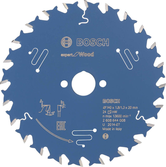 Bosch list kružne testere Expert for Wood 140 x 20 x 1,8 mm, 24 - 2608644008 List kružne testere za drvo BOSCH Madras doo Beograd
