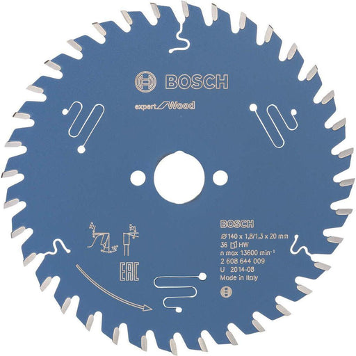 Bosch list kružne testere Expert for Wood 140 x 20 x 1,8 mm, 36 - 2608644009 List kružne testere za drvo BOSCH Madras doo Beograd