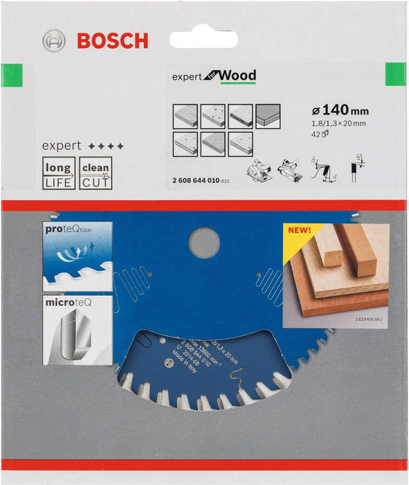 Bosch list kružne testere Expert for Wood 140 x 20 x 1,8 mm, 42 - 2608644010 List kružne testere za drvo BOSCH Madras doo Beograd