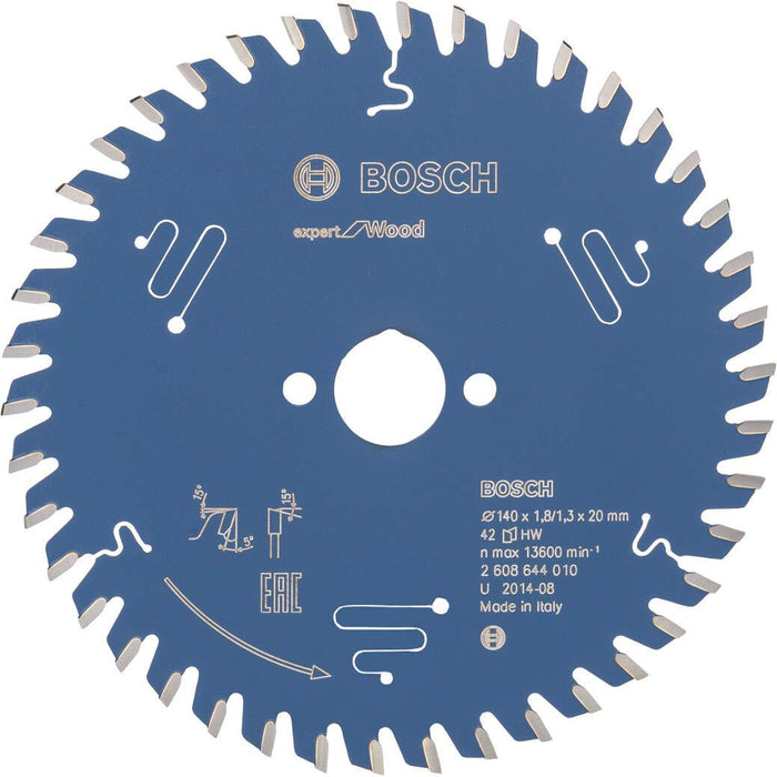 Bosch list kružne testere Expert for Wood 140 x 20 x 1,8 mm, 42 - 2608644010 List kružne testere za drvo BOSCH Madras doo Beograd
