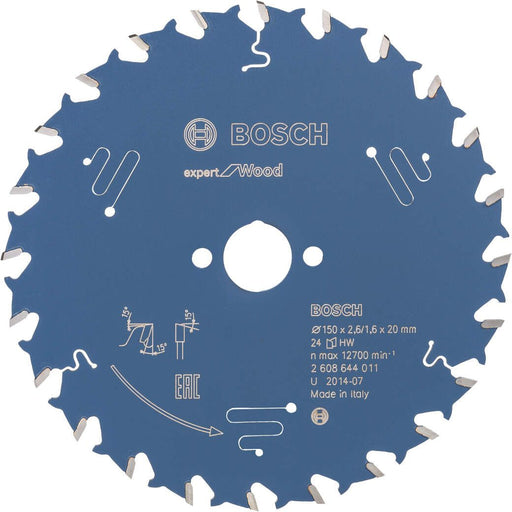 Bosch list kružne testere Expert for Wood 150 x 20 x 2,6 mm, 24 - 2608644011 List kružne testere za drvo BOSCH Madras doo Beograd