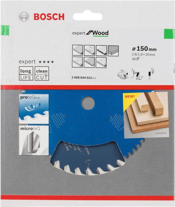 Bosch list kružne testere Expert for Wood 150 x 20 x 2,6 mm, 36 - 2608644012 List kružne testere za drvo BOSCH Madras doo Beograd