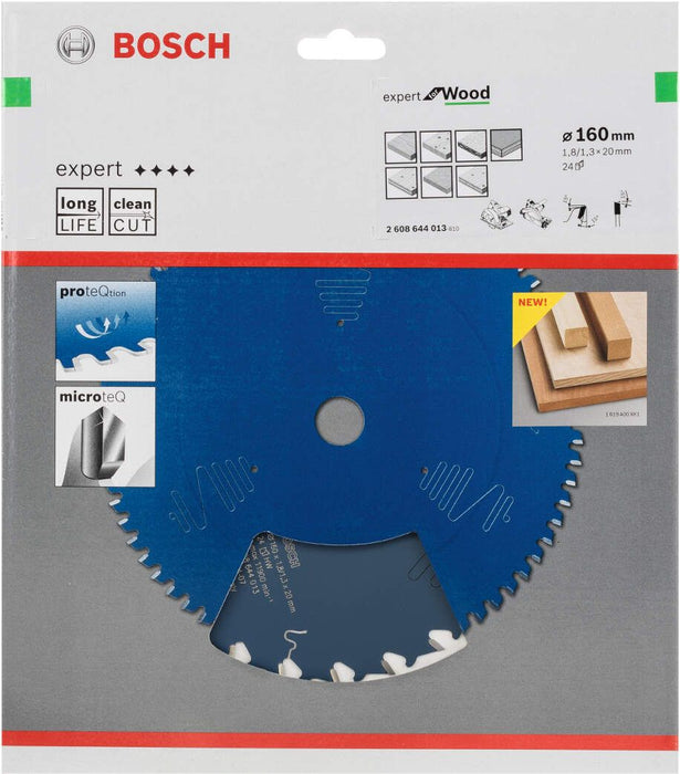 Bosch list kružne testere Expert for Wood 160 x 20 x 1,8 mm, 24 - 2608644013 List kružne testere za drvo BOSCH Madras doo Beograd