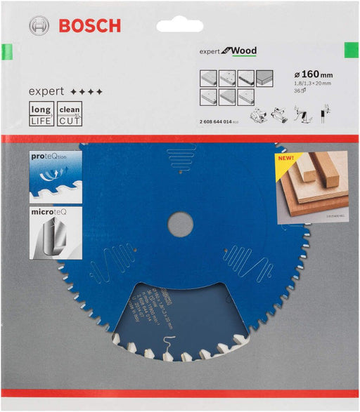 Bosch list kružne testere Expert for Wood 160 x 20 x 1,8 mm, 36 - 2608644014 List kružne testere za drvo BOSCH Madras doo Beograd