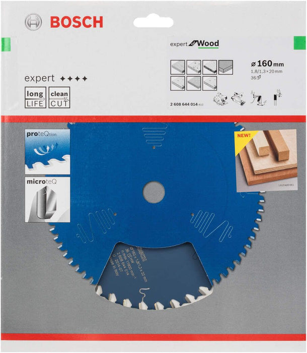 Bosch list kružne testere Expert for Wood 160 x 20 x 1,8 mm, 36 - 2608644014 List kružne testere za drvo BOSCH Madras doo Beograd