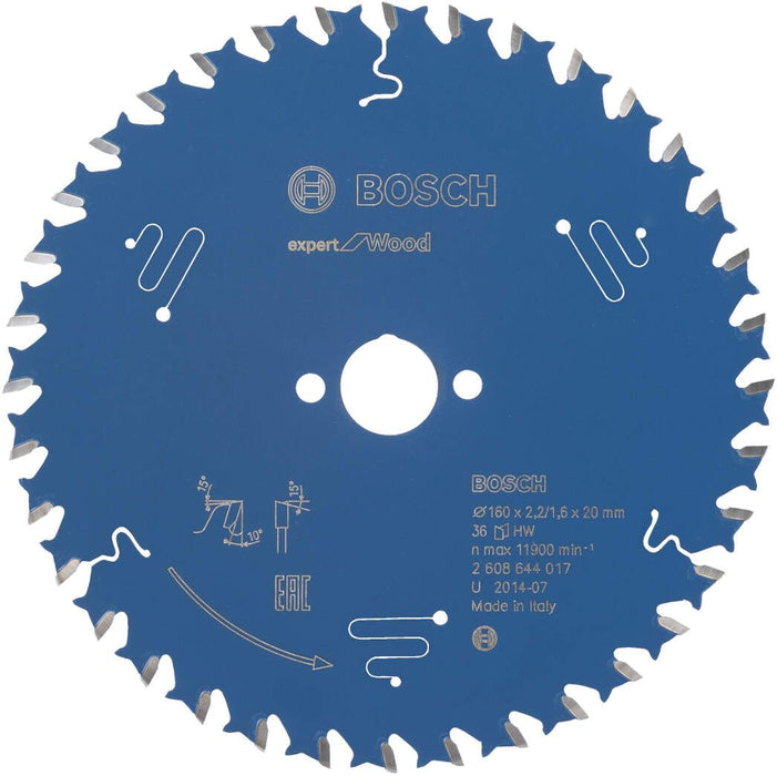 Bosch list kružne testere Expert for Wood 160 x 20 x 2,2 mm, 36 - 2608644017 List kružne testere za drvo BOSCH Madras doo Beograd