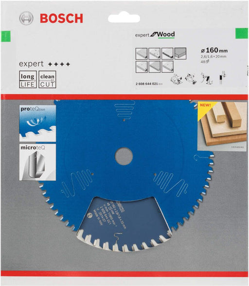 Bosch list kružne testere Expert for Wood 160 x 20 x 2,6 mm, 48 - 2608644021 List kružne testere za drvo BOSCH Madras doo Beograd