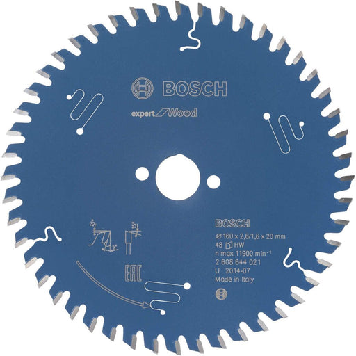 Bosch list kružne testere Expert for Wood 160 x 20 x 2,6 mm, 48 - 2608644021 List kružne testere za drvo BOSCH Madras doo Beograd