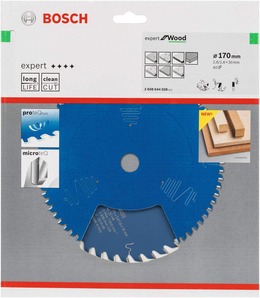 Bosch list kružne testere Expert for Wood 170 x 30 x 2,6 mm, 40 - 2608644028 List kružne testere za drvo BOSCH Madras doo Beograd