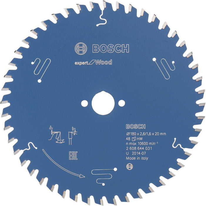 Bosch list kružne testere Expert for Wood 180 x 20 x 2,6 mm, 48 - 2608644031 List kružne testere za drvo BOSCH Madras doo Beograd
