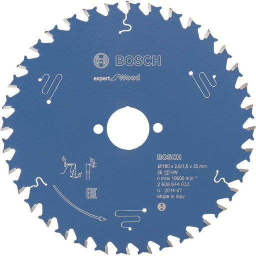 Bosch list kružne testere Expert for Wood 180 x 30 x 2,6 mm, 36 - 2608644033 List kružne testere za drvo BOSCH Madras doo Beograd