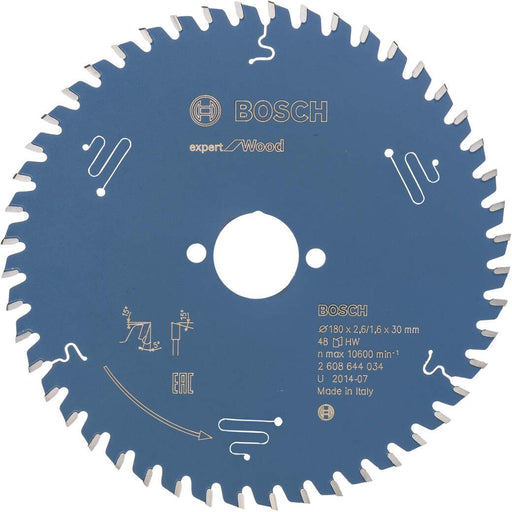 Bosch list kružne testere Expert for Wood 180 x 30 x 2,6 mm, 48 - 2608644034 List kružne testere za drvo BOSCH Madras doo Beograd