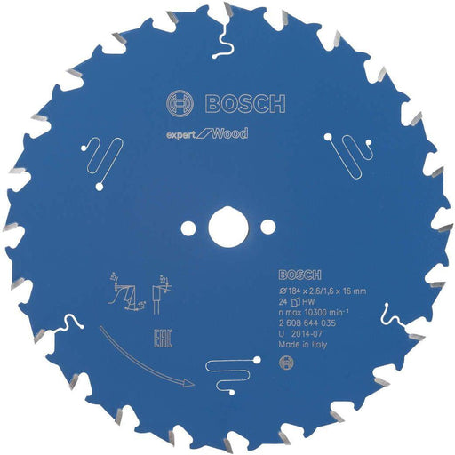 Bosch list kružne testere Expert for Wood 184 x 16 x 2,6 mm, 24 - 2608644035 List kružne testere za drvo BOSCH Madras doo Beograd