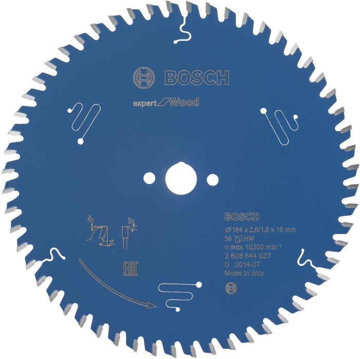 Bosch list kružne testere Expert for Wood 184 x 16 x 2,6 mm, 56 - 2608644037 List kružne testere za drvo BOSCH Madras doo Beograd