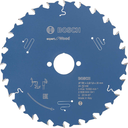 Bosch list kružne testere Expert for Wood 184 x 30 x 2,6 mm, 24 - 2608644041 List kružne testere za drvo BOSCH Madras doo Beograd