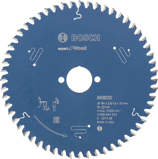 Bosch list kružne testere Expert for Wood 184 x 30 x 2,6 mm, 56 - 2608644043 List kružne testere za drvo BOSCH Madras doo Beograd