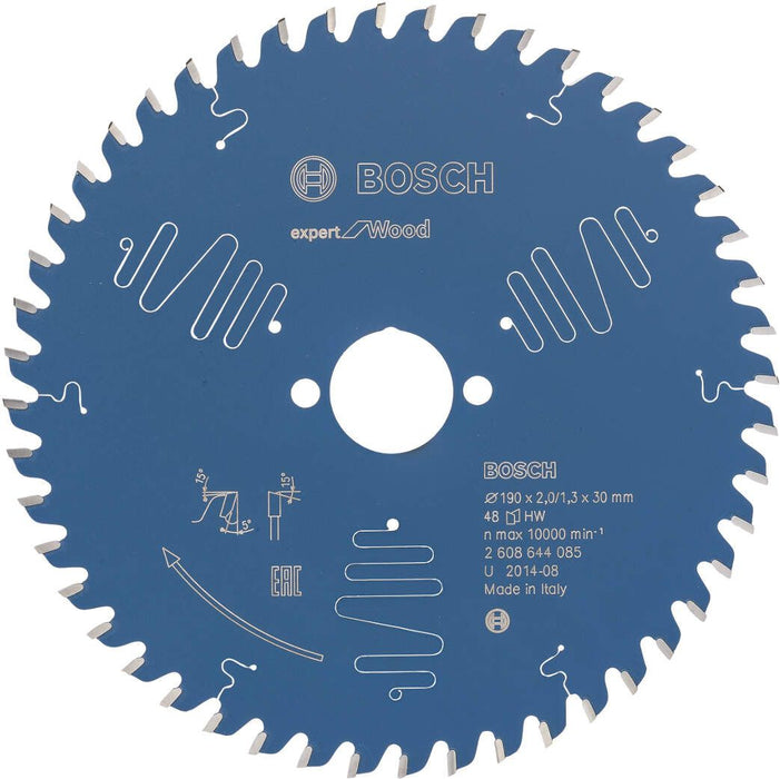Bosch list kružne testere Expert for Wood 190 x 30 x 2,0 mm, 48 - 2608644085 List kružne testere za drvo BOSCH Madras doo Beograd