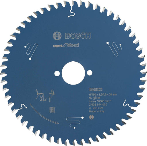 Bosch list kružne testere Expert for Wood 190 x 30 x 2,6 mm, 56 - 2608644050 List kružne testere za drvo BOSCH Madras doo Beograd