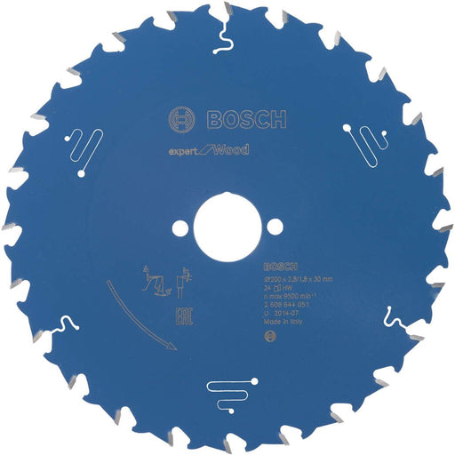 Bosch list kružne testere Expert for Wood 200 x 30 x 2,8 mm, 24 - 2608644051 List kružne testere za drvo BOSCH Madras doo Beograd