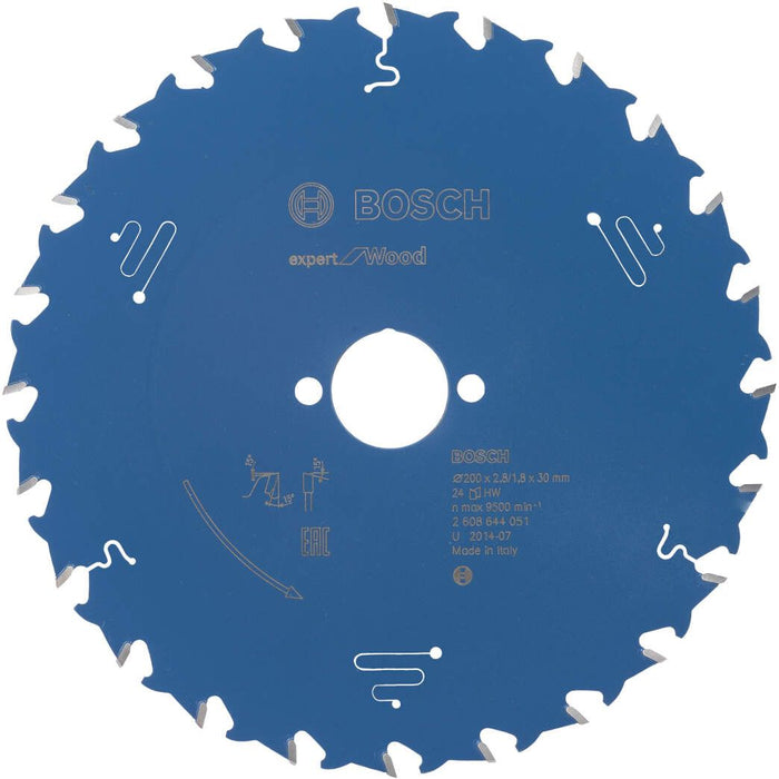 Bosch list kružne testere Expert for Wood 200 x 30 x 2,8 mm, 24 - 2608644051 List kružne testere za drvo BOSCH Madras doo Beograd