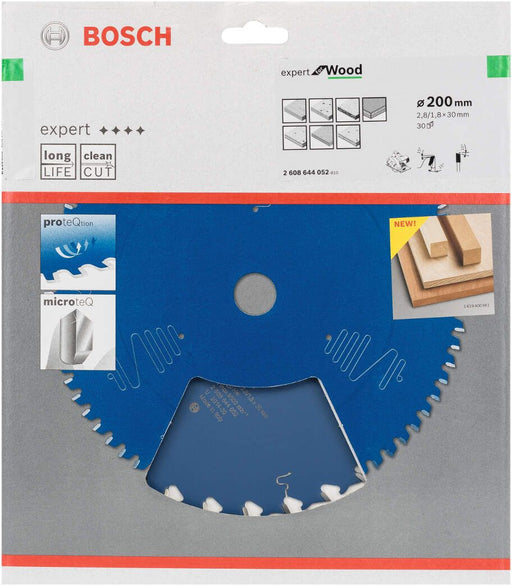 Bosch list kružne testere Expert for Wood 200 x 30 x 2,8 mm, 30 - 2608644052 List kružne testere za drvo BOSCH Madras doo Beograd