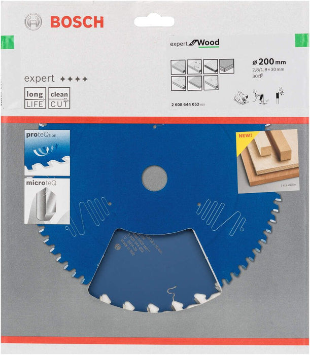 Bosch list kružne testere Expert for Wood 200 x 30 x 2,8 mm, 30 - 2608644052 List kružne testere za drvo BOSCH Madras doo Beograd