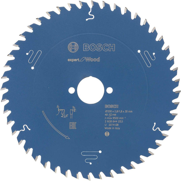 Bosch list kružne testere Expert for Wood 200 x 30 x 2,8 mm, 48 - 2608644053 List kružne testere za drvo BOSCH Madras doo Beograd