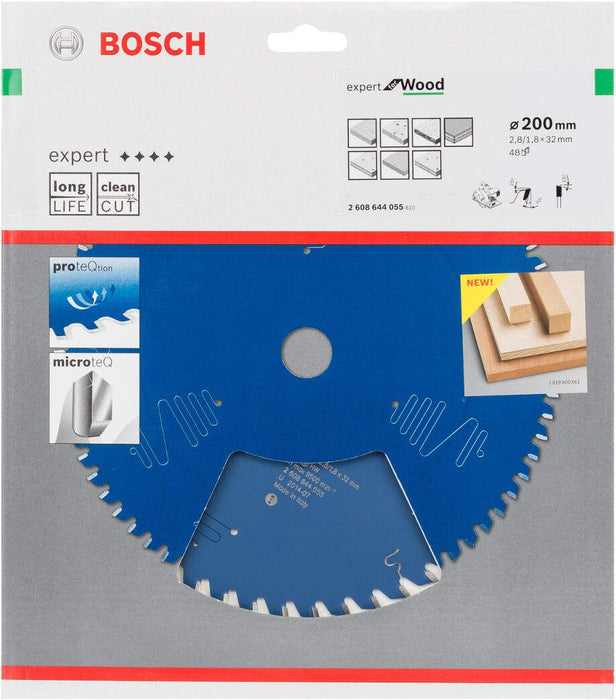 Bosch list kružne testere Expert for Wood 200 x 32 x 2,8 mm, 48 - 2608644055 List kružne testere za drvo BOSCH Madras doo Beograd