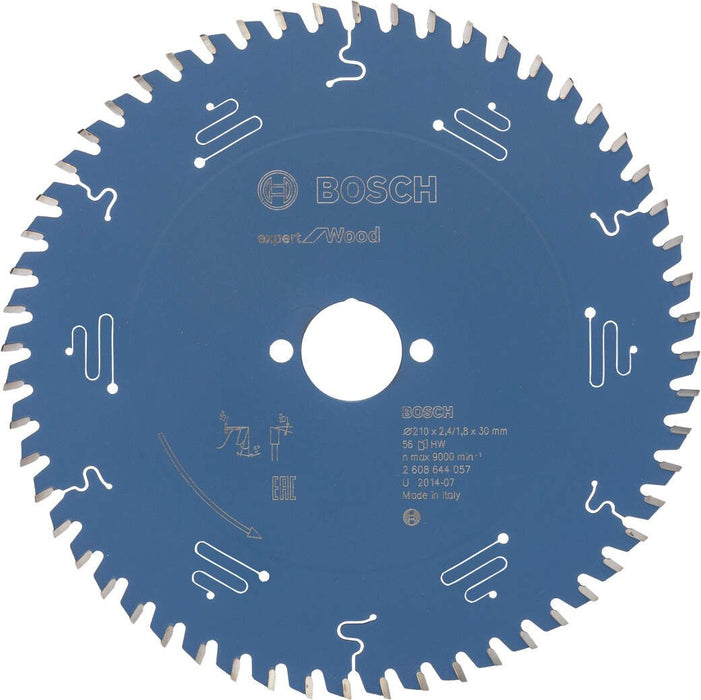 Bosch list kružne testere Expert for Wood 210 x 30 x 2,4 mm, 56 - 2608644057 List kružne testere za drvo BOSCH Madras doo Beograd