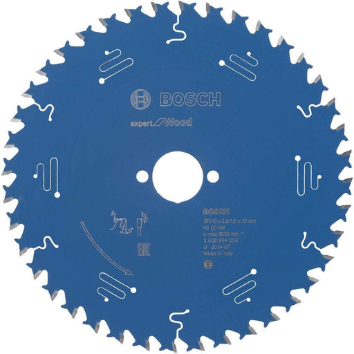 Bosch list kružne testere Expert for Wood 210 x 30 x 2,8 mm, 40 - 2608644059 List kružne testere za drvo BOSCH Madras doo Beograd