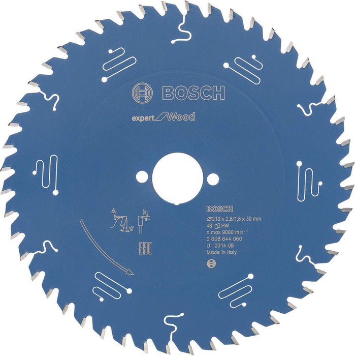 Bosch list kružne testere Expert for Wood 210 x 30 x 2,8 mm, 48 - 2608644060 List kružne testere za drvo BOSCH Madras doo Beograd