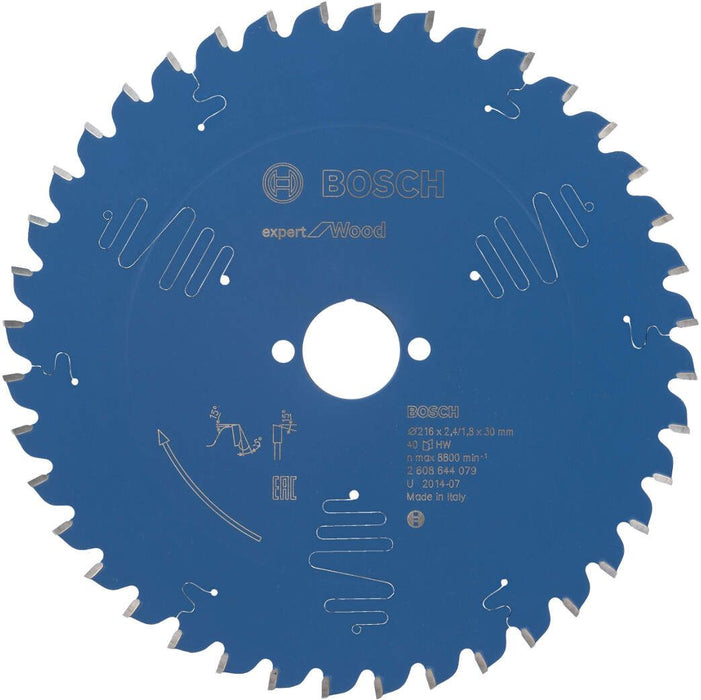 Bosch list kružne testere Expert for Wood 216 x 30 x 2,4 mm, 40 - 2608644079 List kružne testere za drvo BOSCH Madras doo Beograd
