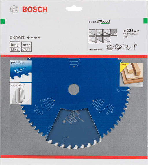 Bosch list kružne testere Expert for Wood 225 x 30 x 2,6 mm, 48 - 2608644090 List kružne testere za drvo BOSCH Madras doo Beograd
