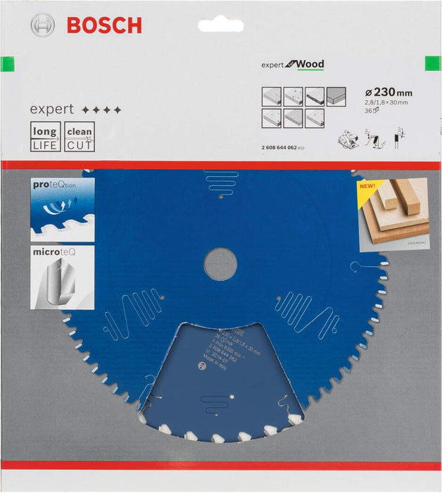 Bosch list kružne testere Expert for Wood 230 x 30 x 2,8 mm, 36 - 2608644062 List kružne testere za drvo BOSCH Madras doo Beograd