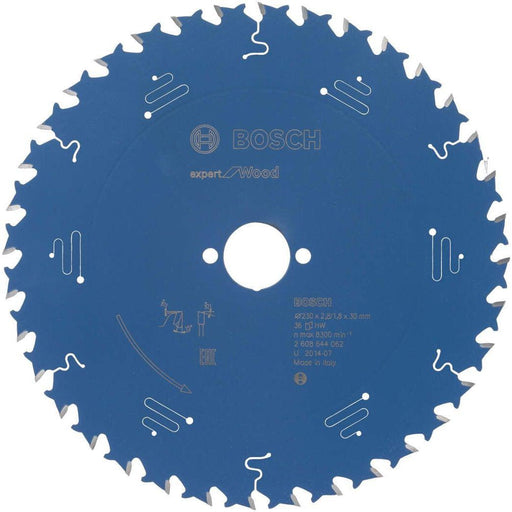 Bosch list kružne testere Expert for Wood 230 x 30 x 2,8 mm, 36 - 2608644062 List kružne testere za drvo BOSCH Madras doo Beograd