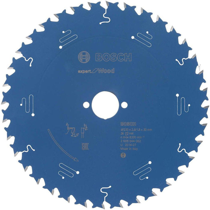 Bosch list kružne testere Expert for Wood 230 x 30 x 2,8 mm, 36 - 2608644062 List kružne testere za drvo BOSCH Madras doo Beograd