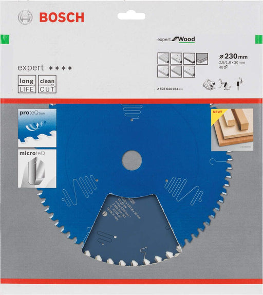 Bosch list kružne testere Expert for Wood 230 x 30 x 2,8 mm, 48 - 2608644063 List kružne testere za drvo BOSCH Madras doo Beograd