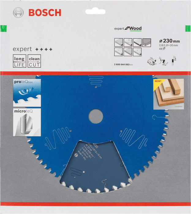 Bosch list kružne testere Expert for Wood 230 x 30 x 2,8 mm, 48 - 2608644063 List kružne testere za drvo BOSCH Madras doo Beograd