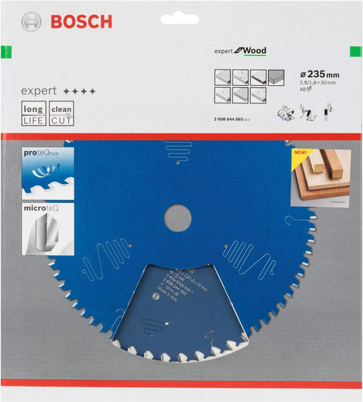 Bosch list kružne testere Expert for Wood 235 x 30 x 2,8 mm, 48 - 2608644065 List kružne testere za drvo BOSCH Madras doo Beograd