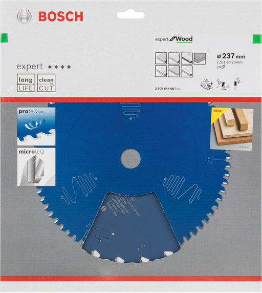 Bosch list kružne testere Expert for Wood 237 x 30 x 2,5 mm, 24 - 2608644067 List kružne testere za drvo BOSCH Madras doo Beograd