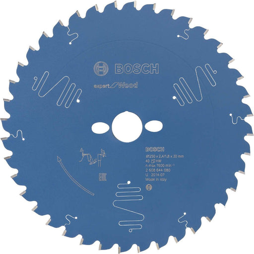 Bosch list kružne testere Expert for Wood 250 x 30 x 2,4 mm, 40 - 2608644080 List kružne testere za drvo BOSCH Madras doo Beograd