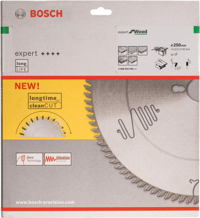 Bosch list kružne testere Expert for Wood 250 x 30 x 3,2 mm, 40 - 2608642505 List kružne testere za drvo BOSCH BOSCH-2608642505 Madras doo Beograd