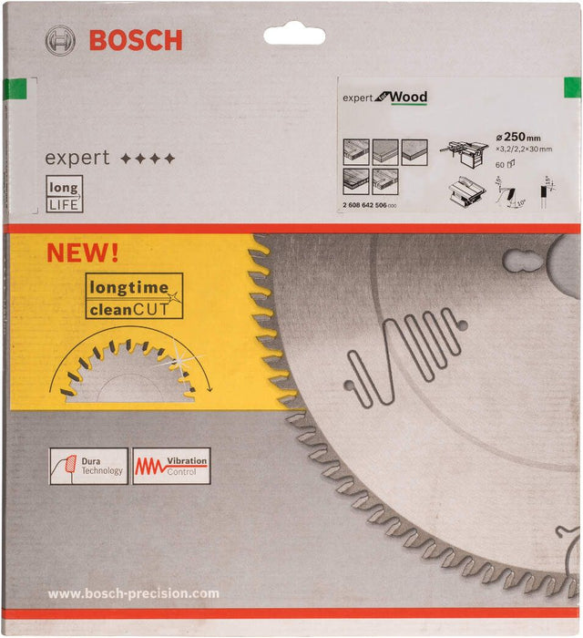 Bosch list kružne testere Expert for Wood 250 x 30 x 3,2 mm, 60 - 2608642506 List kružne testere za drvo BOSCH BOSCH-2608642506 Madras doo Beograd