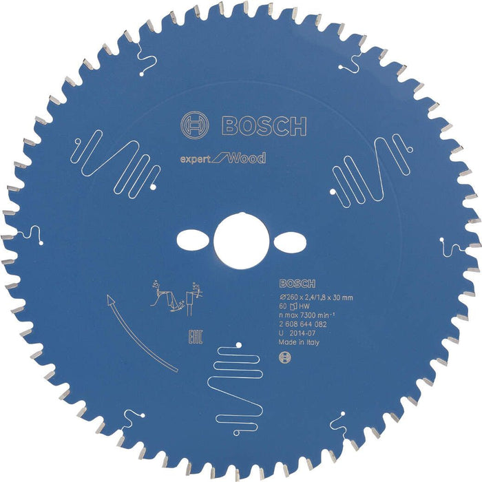 Bosch list kružne testere Expert for Wood 260 x 30 x 2,4 mm, 60 - 2608644082 List kružne testere za drvo BOSCH Madras doo Beograd